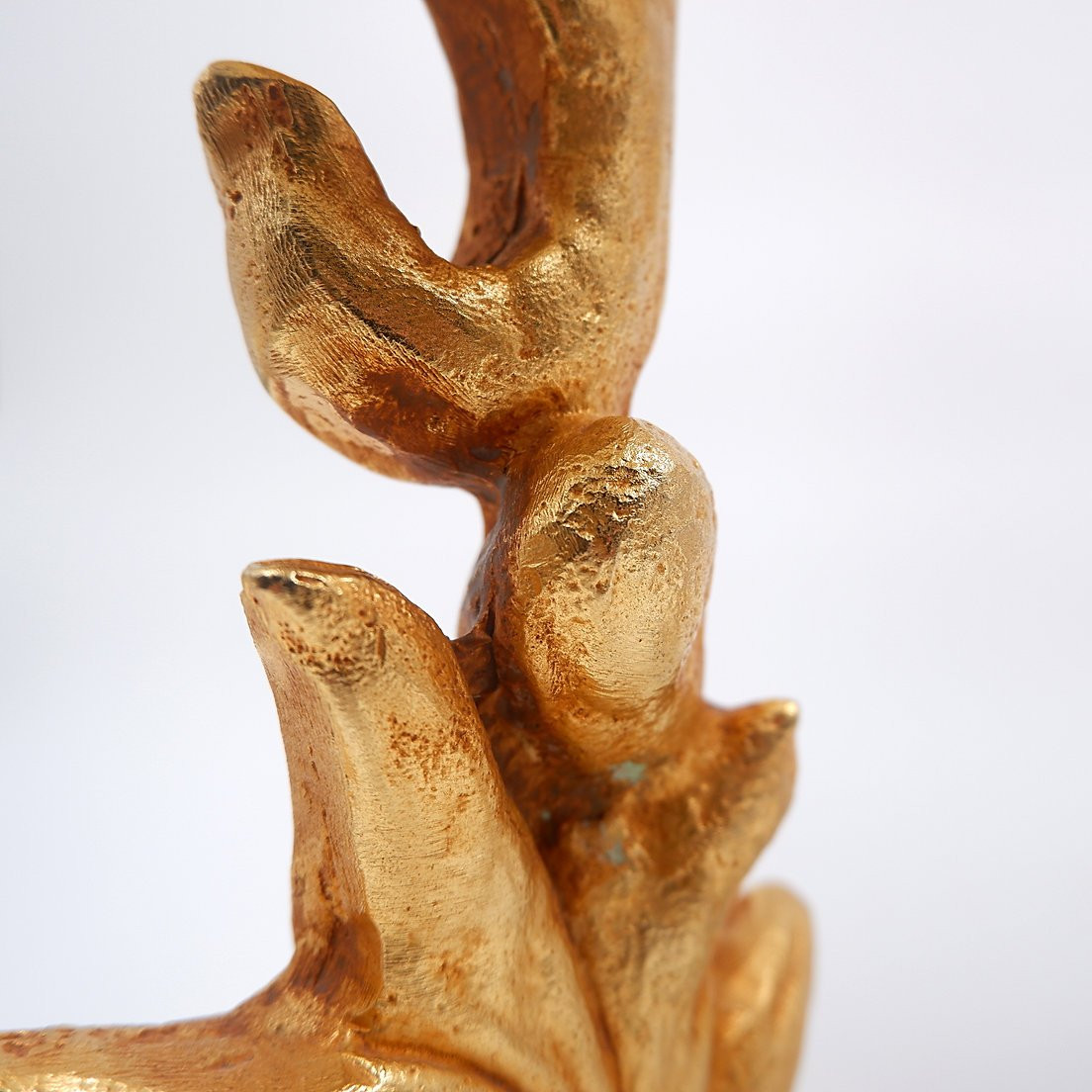 Sculptural Table Lamps With Plant Motifs - G. Mathias, France, 1980s-photo-5