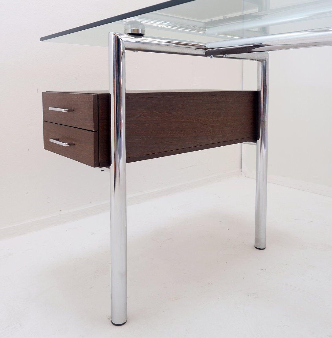 Mirto Zocca Glass Desk By Tisettanta Halifax - 1980s-photo-2