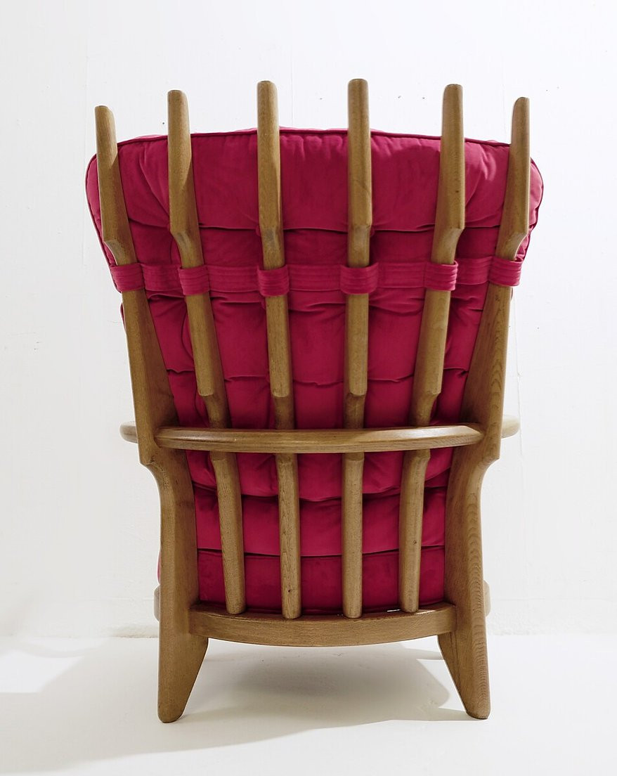 "grand Repos" Armchair By Guillerme & Chambron For Votre Maison - 1960-photo-2