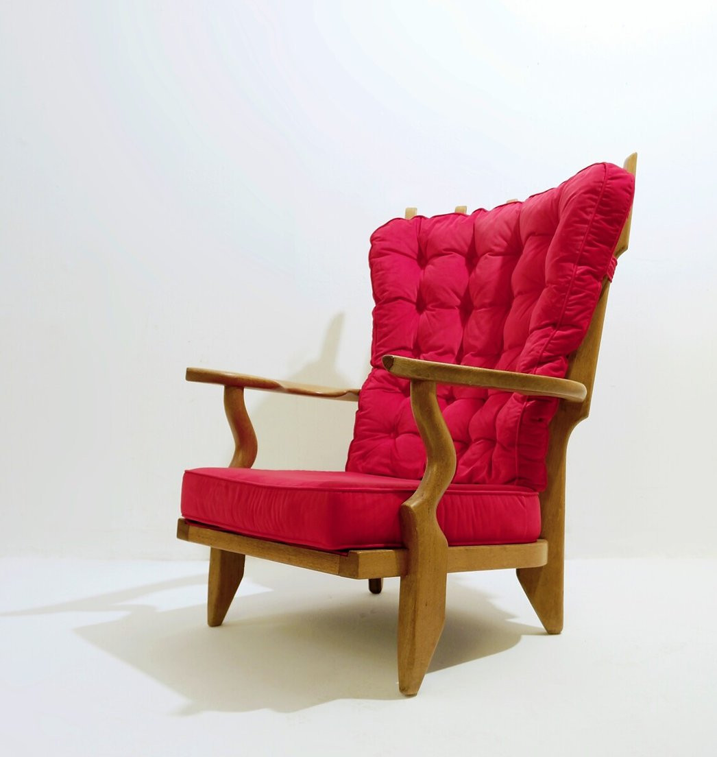 "grand Repos" Armchair By Guillerme & Chambron For Votre Maison - 1960-photo-1