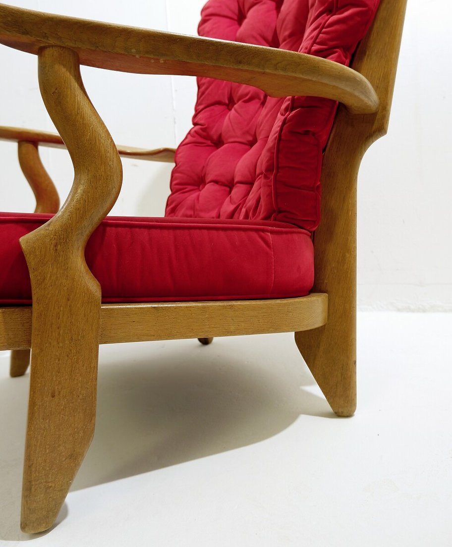 "grand Repos" Armchair By Guillerme & Chambron For Votre Maison - 1960-photo-3