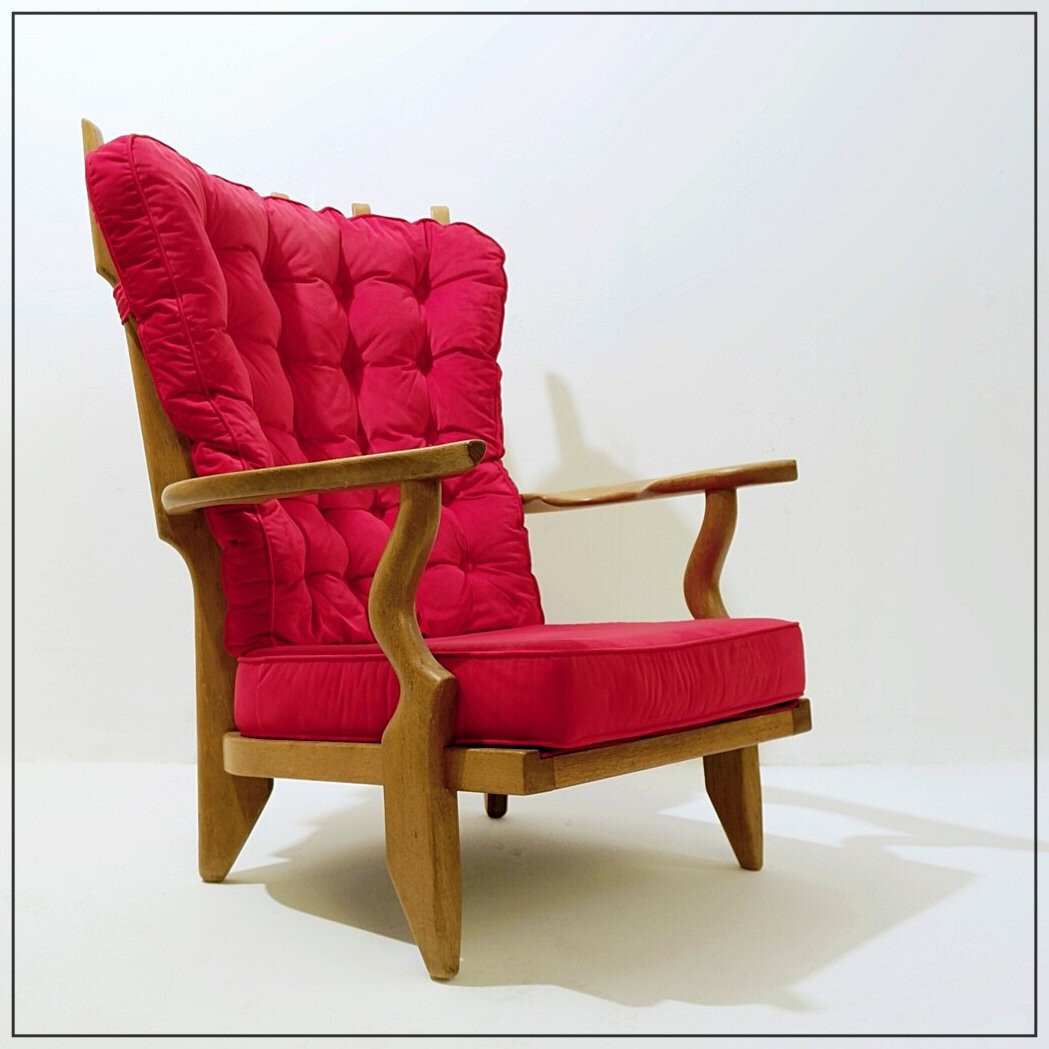 "grand Repos" Armchair By Guillerme & Chambron For Votre Maison - 1960