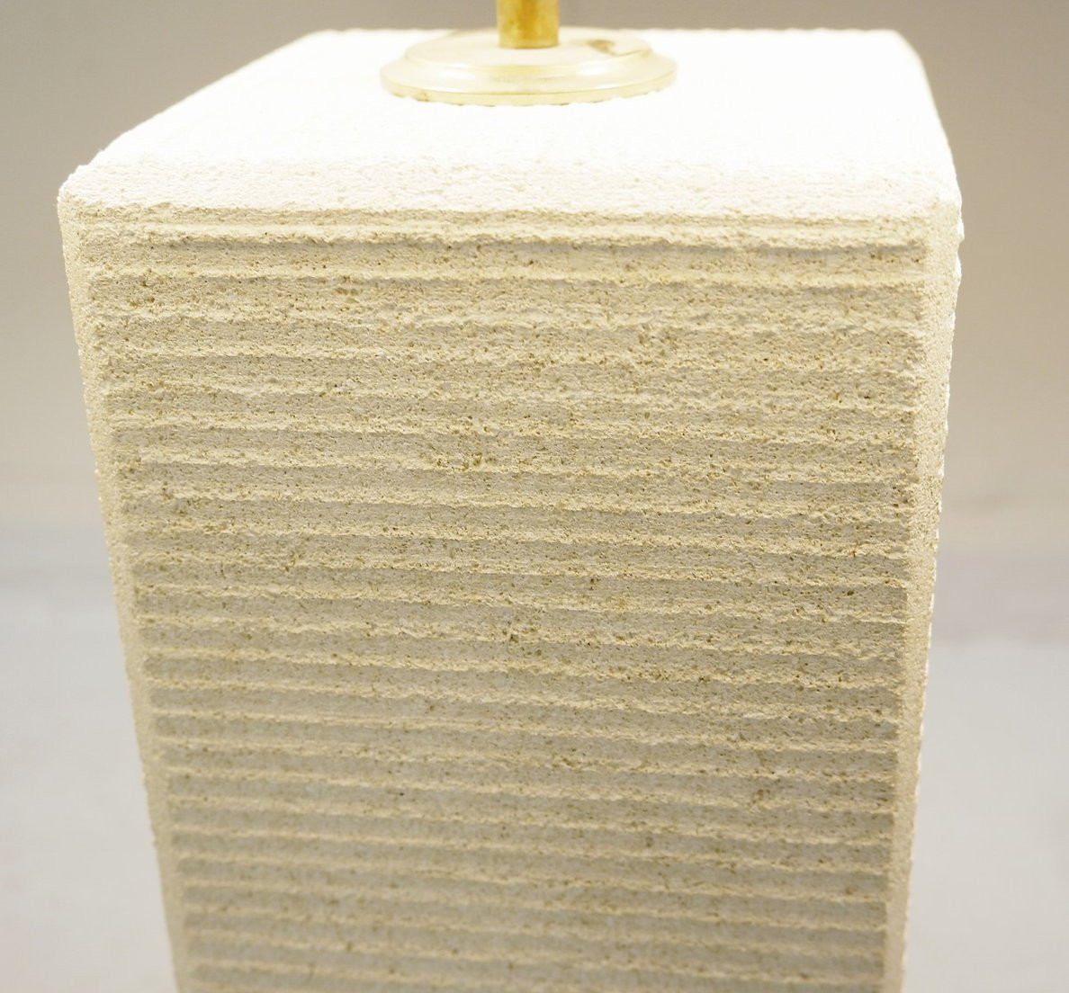 Natural French Stone Table Lamp - 1970s-photo-1