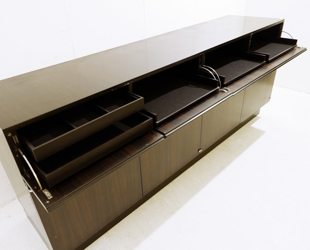 Large De Coene Sideboard With Floating Base - Belgium, 1960s-photo-3