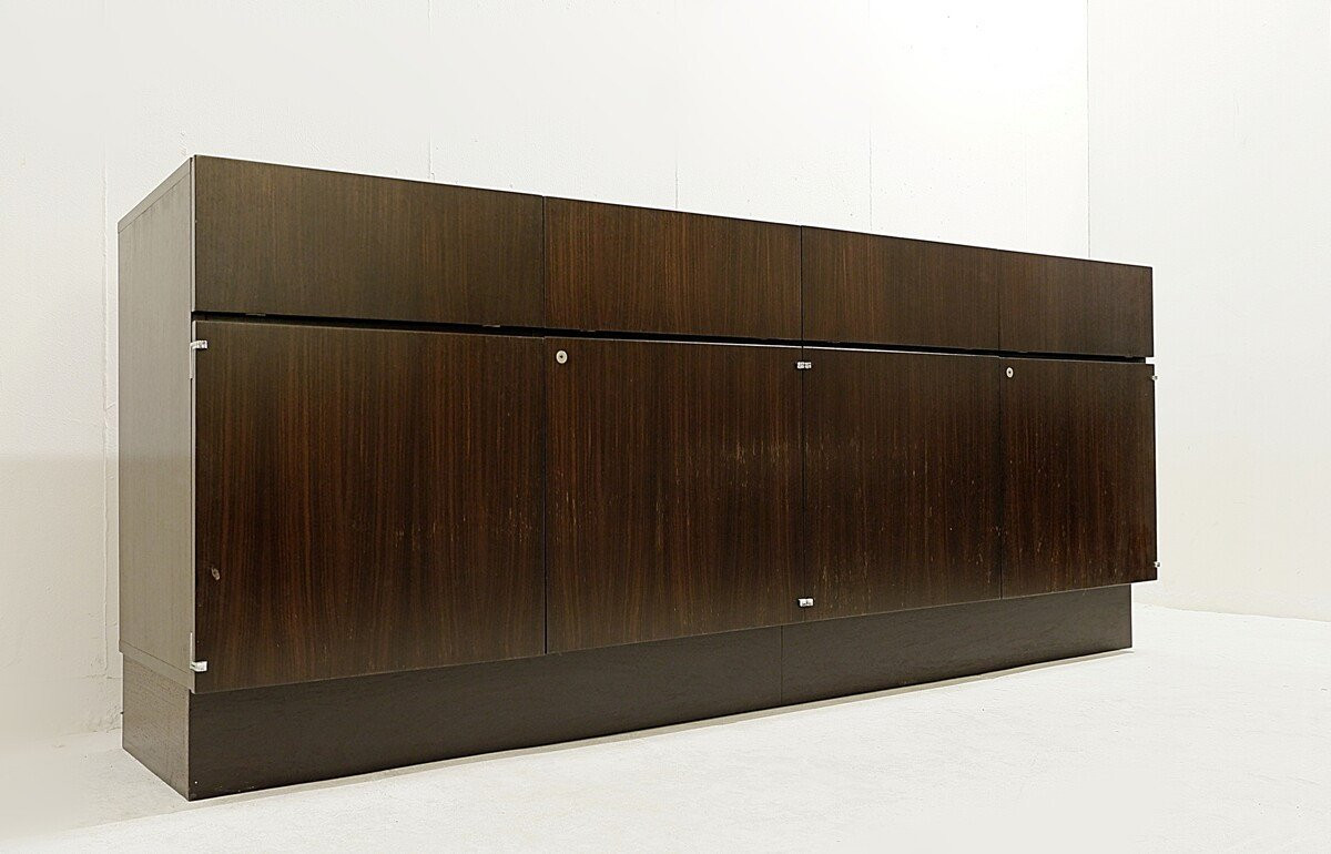 Large De Coene Sideboard With Floating Base - Belgium, 1960s-photo-4