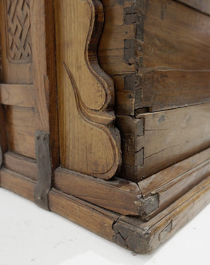 Antique Asian Chinese Dowry Trunk, 1900s-photo-6