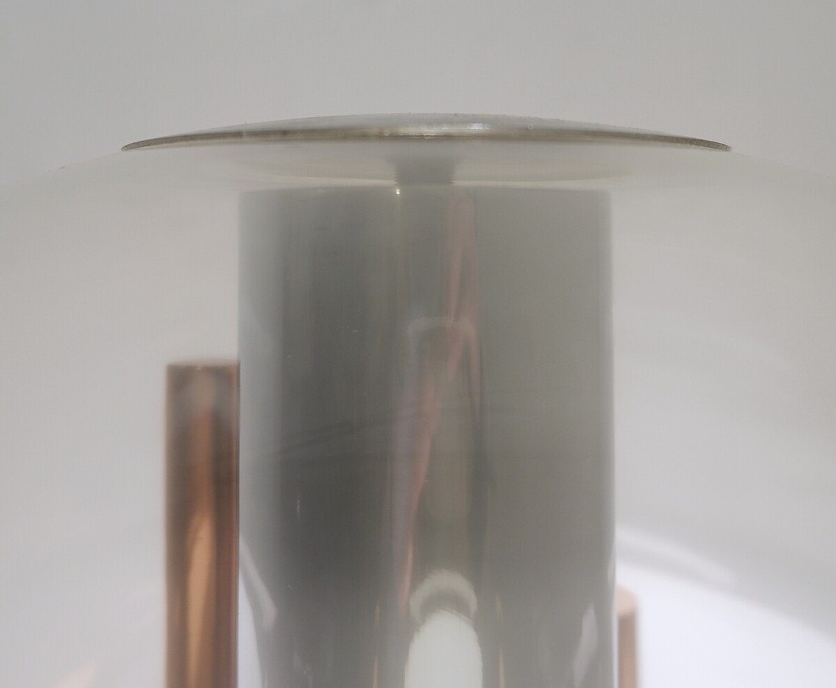 Italian Globe Table Lamp By Angelo Brotto - Murano, 1960s-photo-5