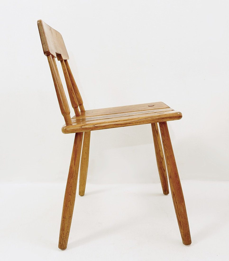 Pair Of Carl-gustav Boulogner Chairs Produced By Ab Bröderna Wigells Stolfabrik 1960-photo-4