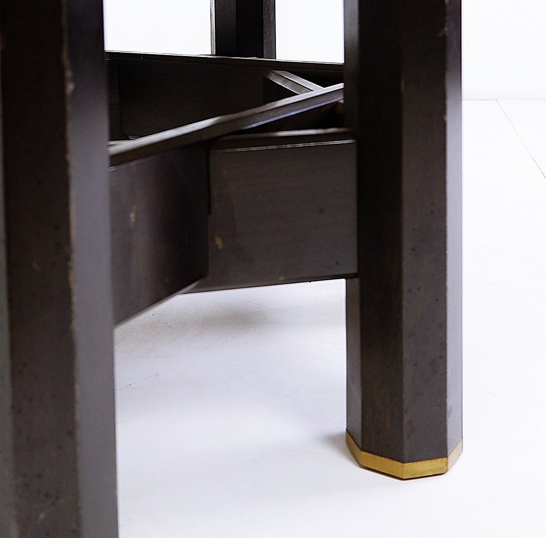 Jan Vlug Coffee Table With Round Marble Top - 1970s - Belgium-photo-7