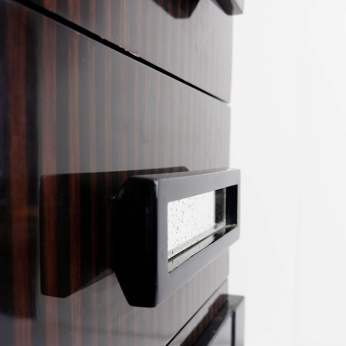Petite armoire Macassart à quatre tiroirs-photo-5