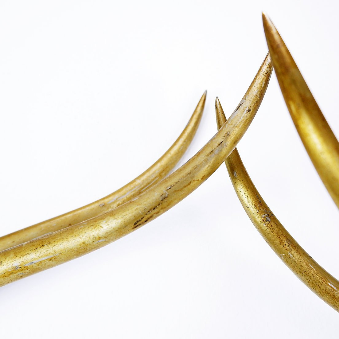 Pair Of Anodized Aluminum "gazelles" Wall Sculptures By Pendergast - 1960s-photo-1