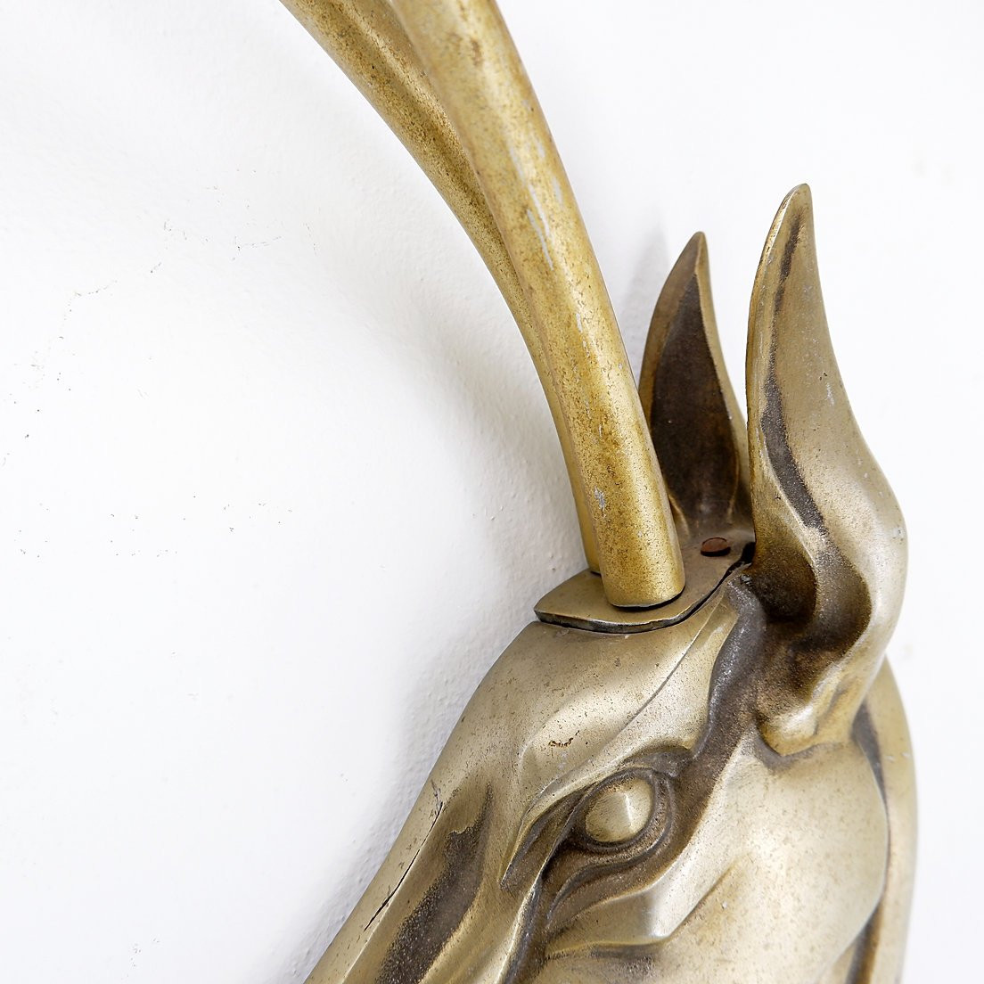 Pair Of Anodized Aluminum "gazelles" Wall Sculptures By Pendergast - 1960s-photo-6