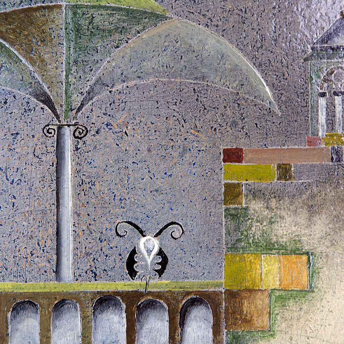 Huile sur panneau datée et signée - Serge Fontigny 1976-photo-3