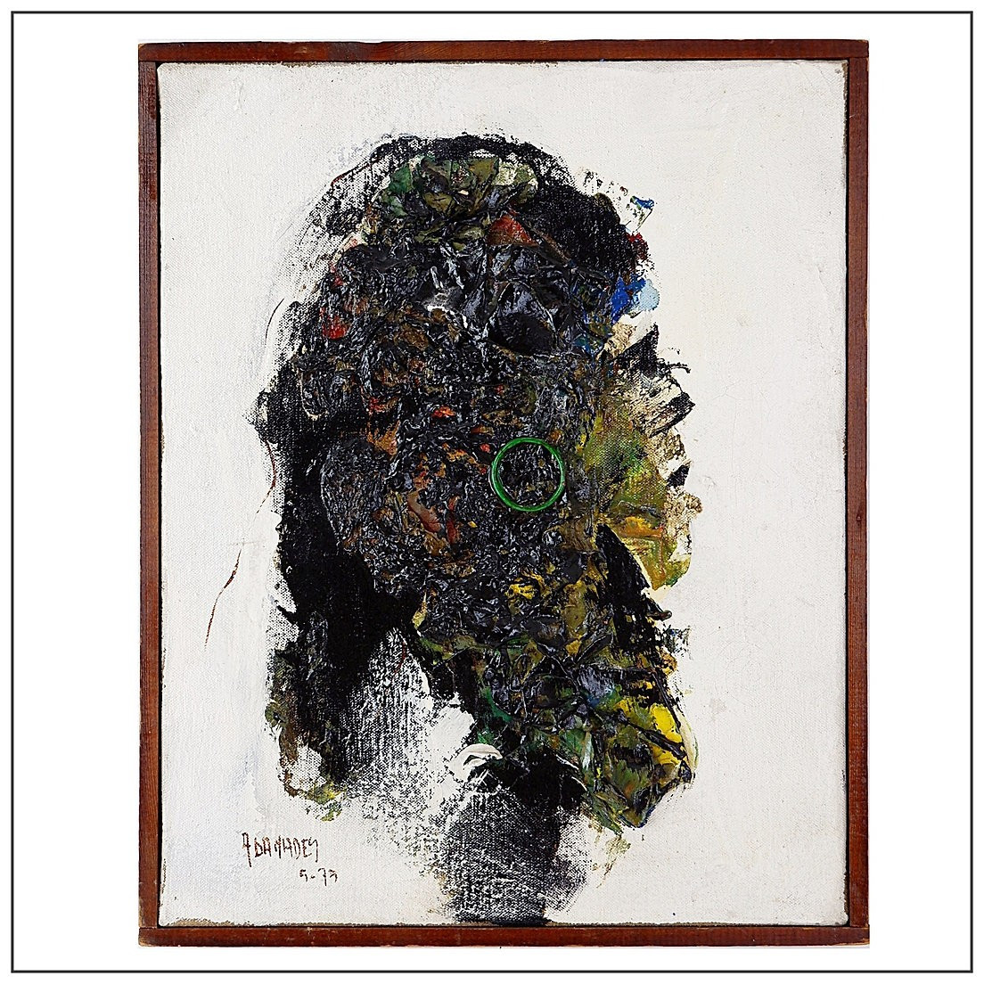 Technique mixte sur toile - Signée et datée - Années 1970