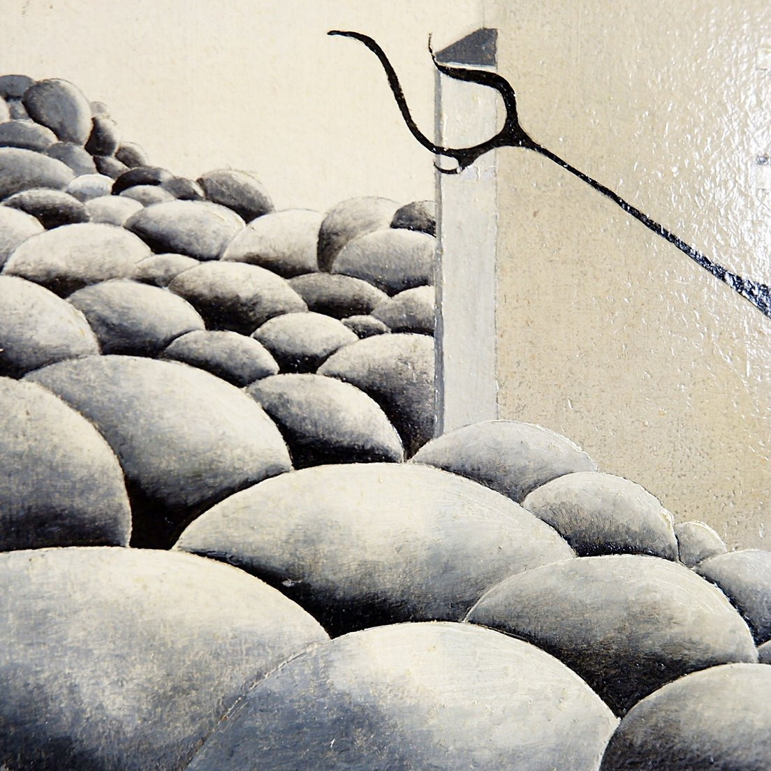 Huile sur panneau, datée et signée - Serge Fontigny, 1976-photo-1
