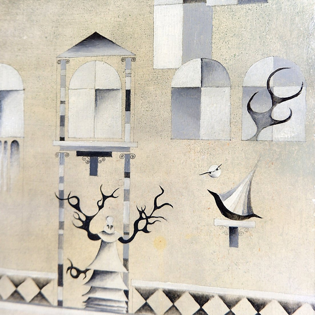 Huile sur panneau, datée et signée - Serge Fontigny, 1976-photo-3