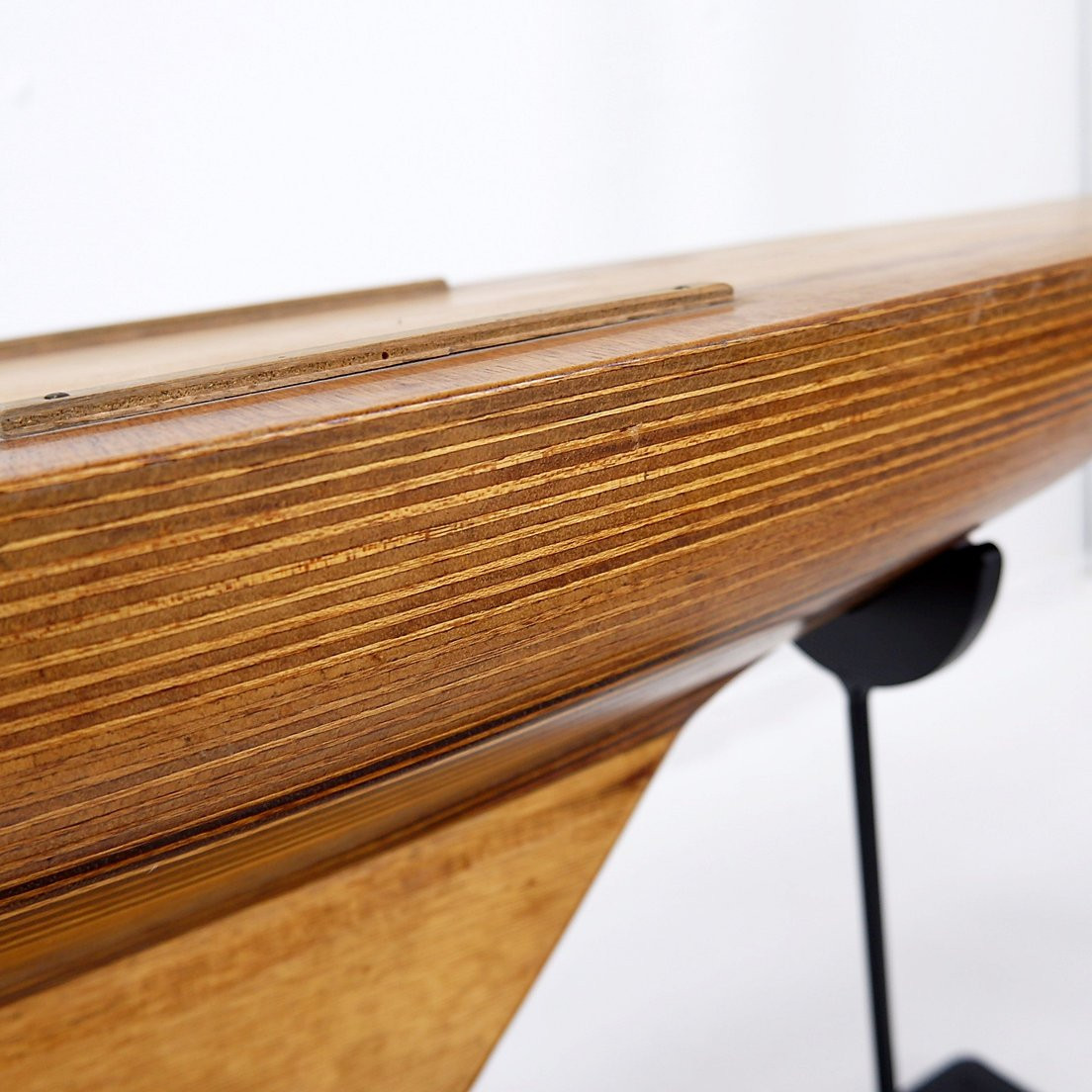 Model Of Wooden Boat Hull On Metal Base-photo-6