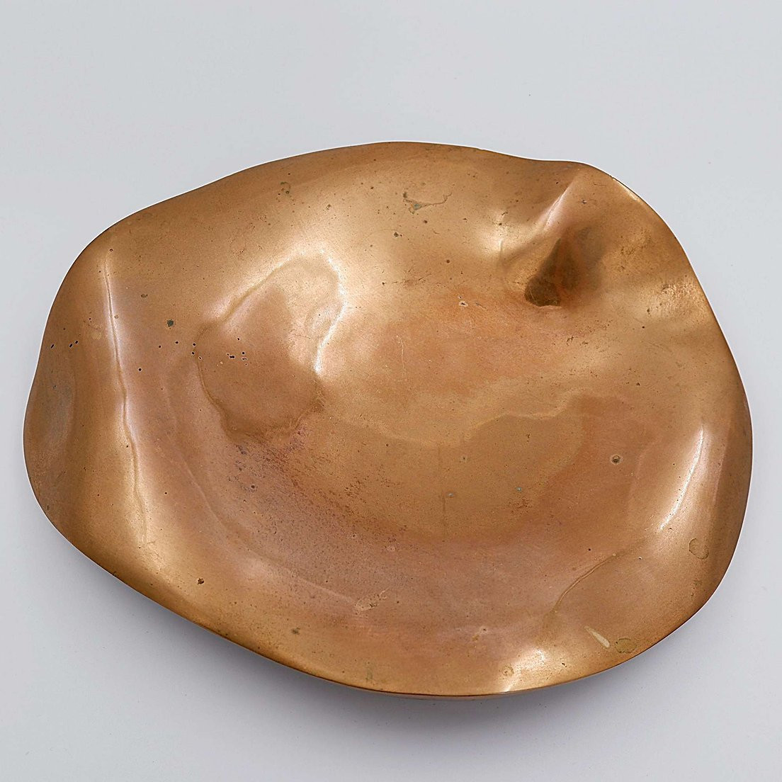 Vide-Poches / Plat Sculptural en Bronze de style Michel Jaubert - 1970-photo-4