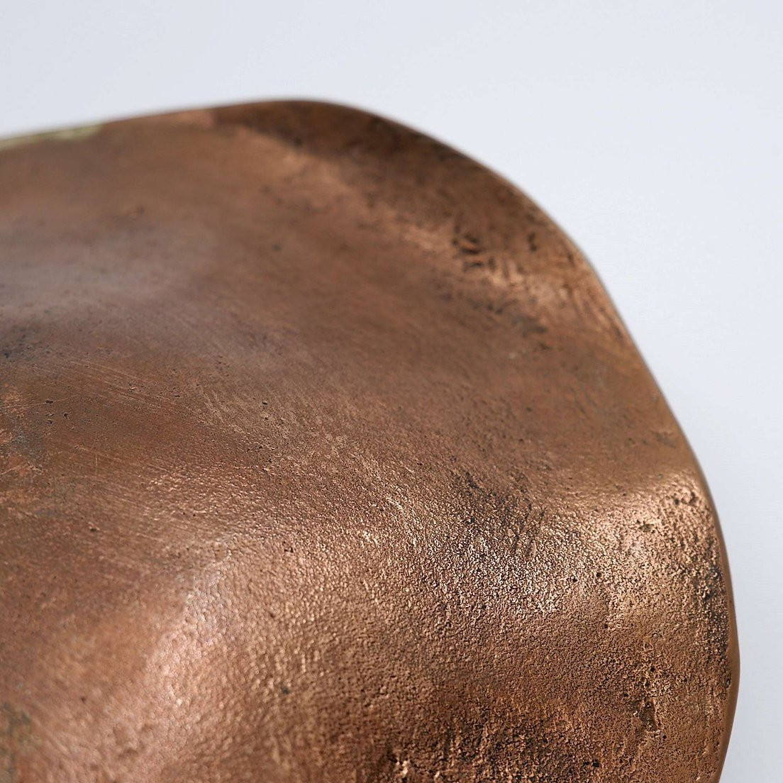 Vide-Poches / Plat Sculptural en Bronze de style Michel Jaubert - 1970-photo-1