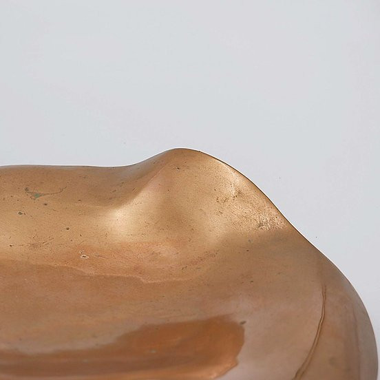 Vide-Poches / Plat Sculptural en Bronze de style Michel Jaubert - 1970-photo-5