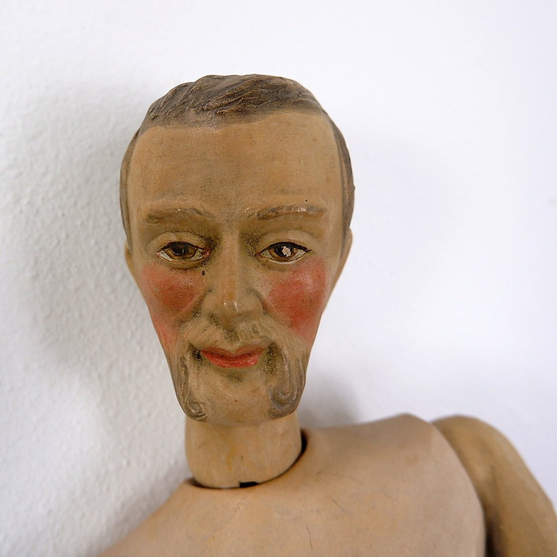 Pair Of Articulated Terracotta Mannequins-photo-2