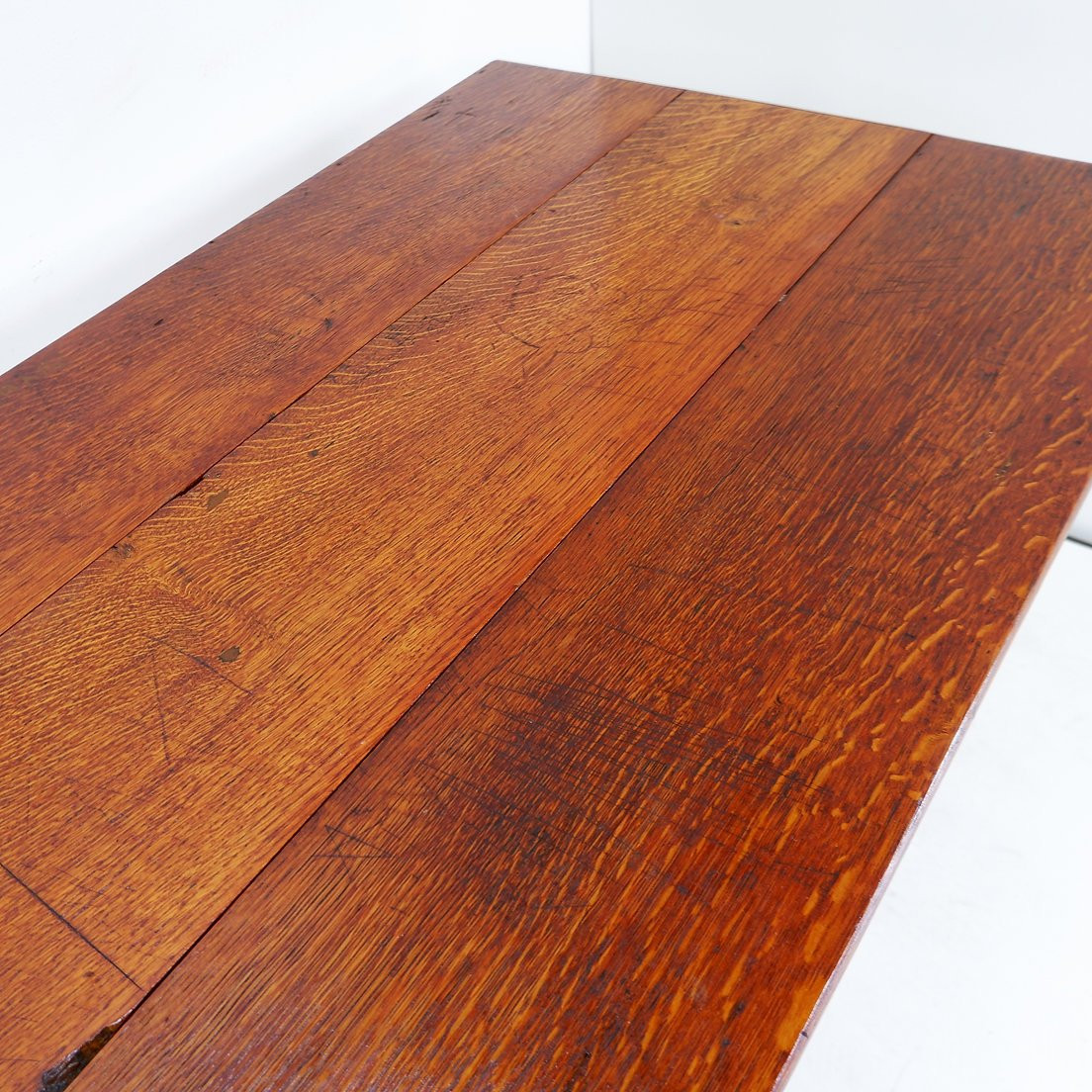 Table de bistrot industrielle en bois et fer forgé -  quantité disponible-photo-3