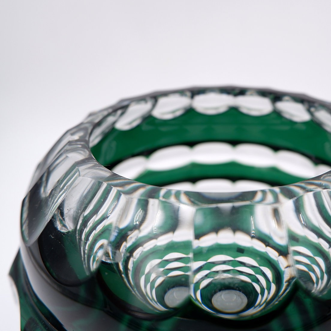 20th Century Art Deco Crystal Vase By Val Saint Lambert, Attributed To Charles Graffart-photo-3