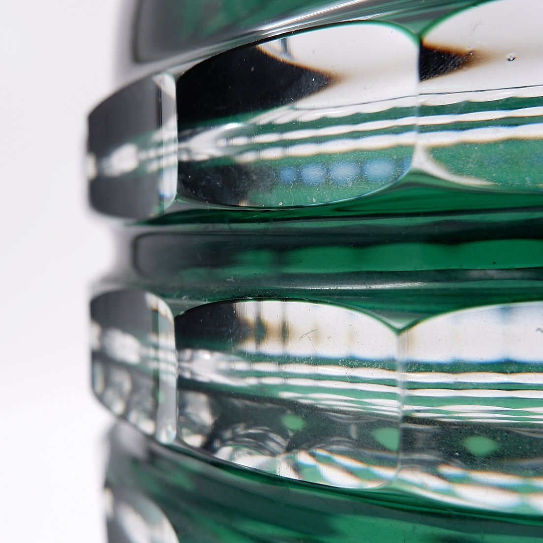 20th Century Art Deco Crystal Vase By Val Saint Lambert, Attributed To Charles Graffart-photo-8