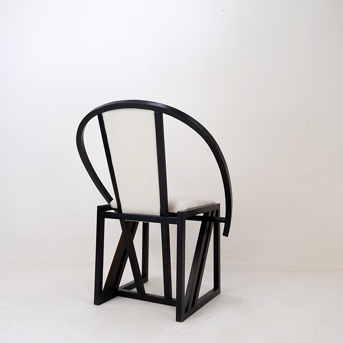 “contrast” Armchair By Pascal Mourgue, 1982 - New Imitation Sheepskin Covering-photo-7