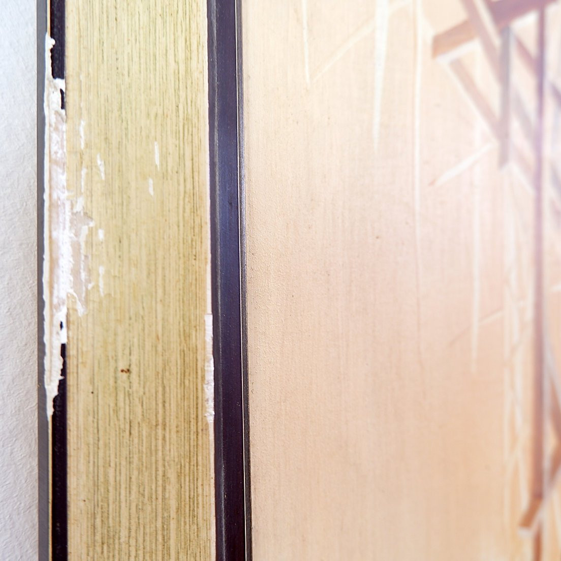 Alix Dufaux - Abstract Geometric Painting, 1967-photo-3