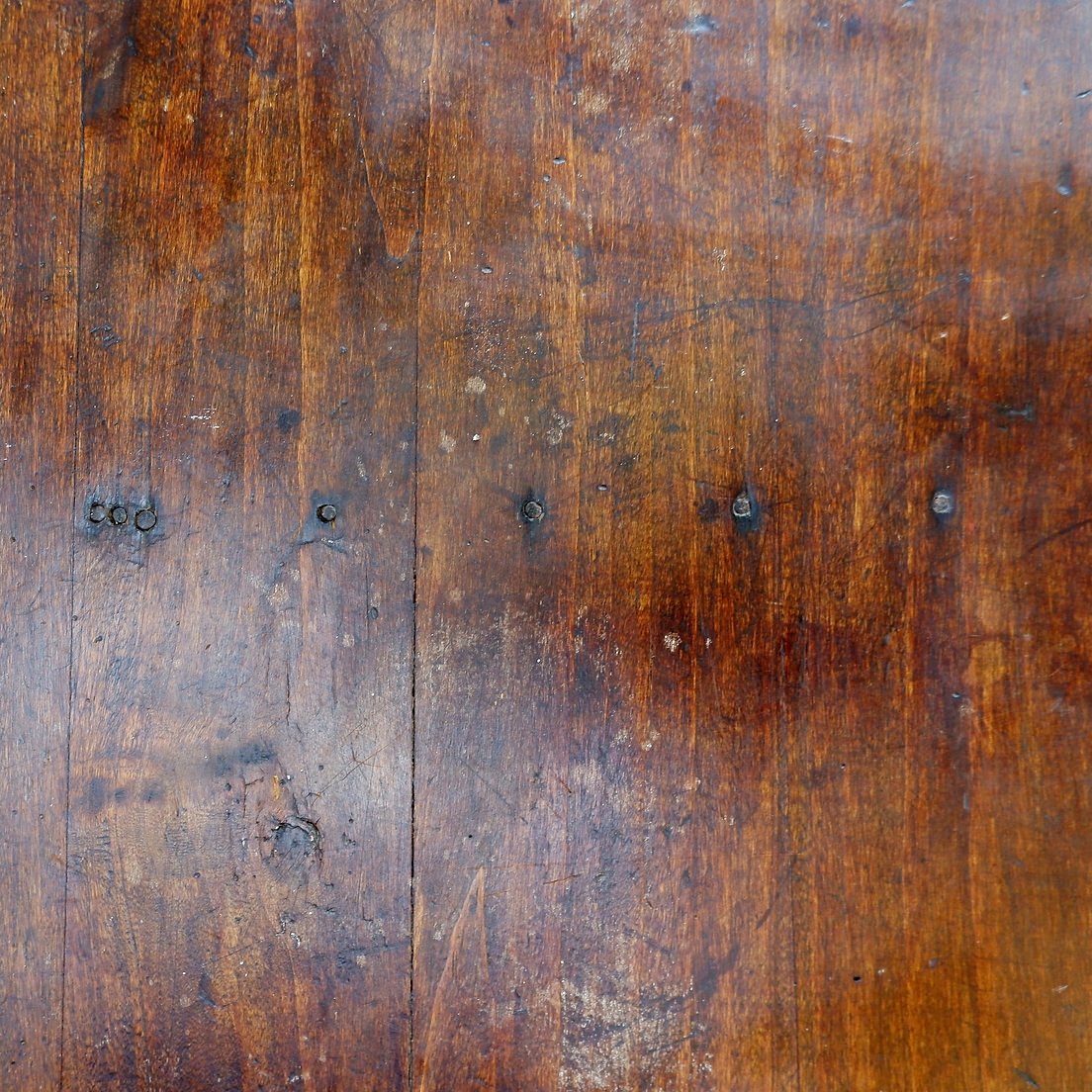 Table de vigneron pliable en chêne massif - Ø 110,5 cm-photo-7