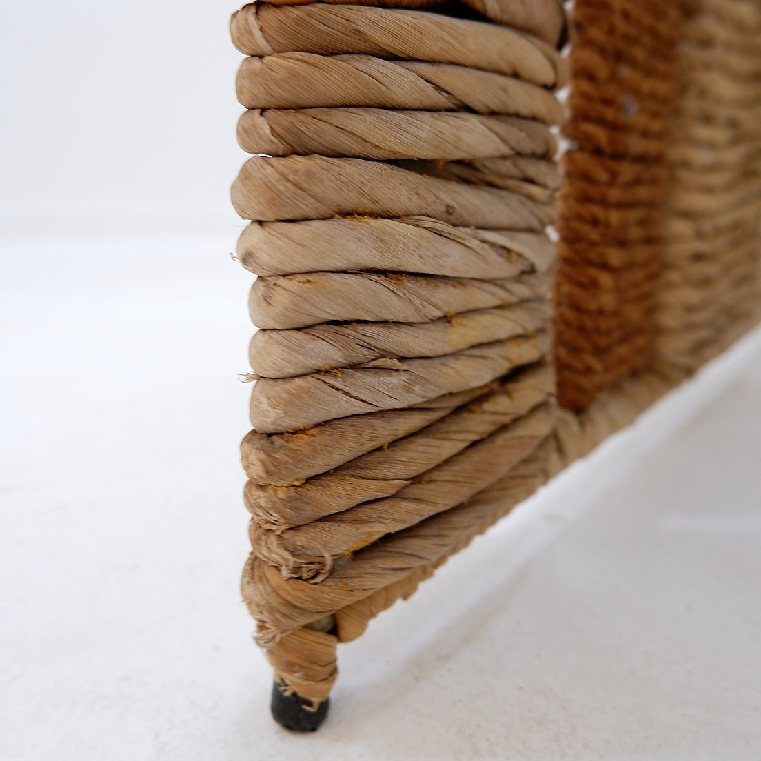 Audoux Minet Style Wicker And Metal Room Divider Or Screen-photo-4