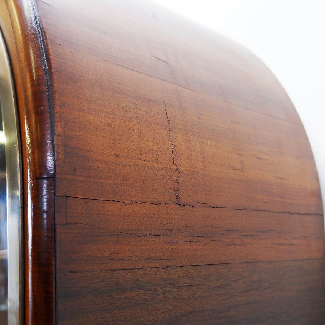 Arched Wooden Display Case With Glass Door - 1950s-photo-6