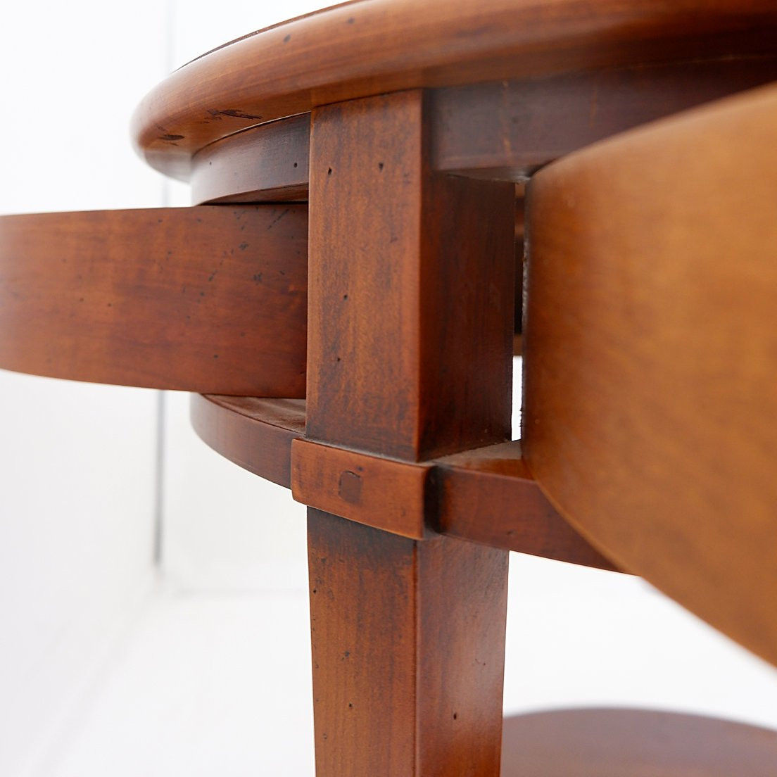 Pedestal Table / Bouillotte Table With Four Drawers, 20th Century-photo-3