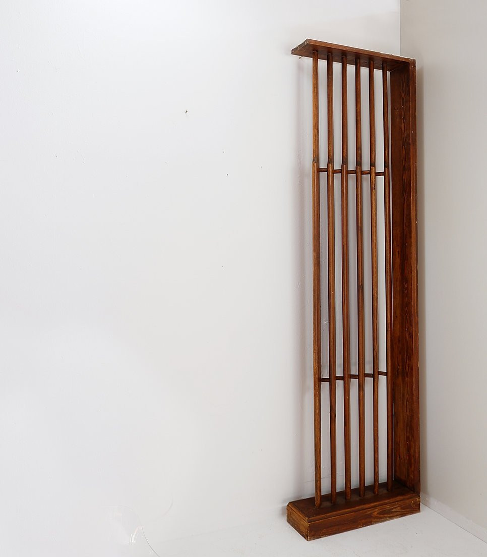 Séparateur de pièce vintage en bois - 1960-photo-4