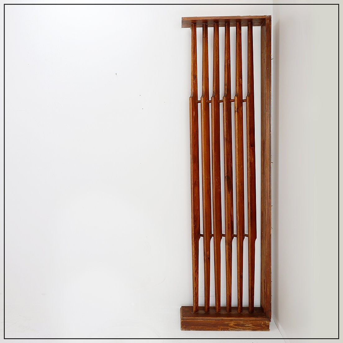 Séparateur de pièce vintage en bois - 1960