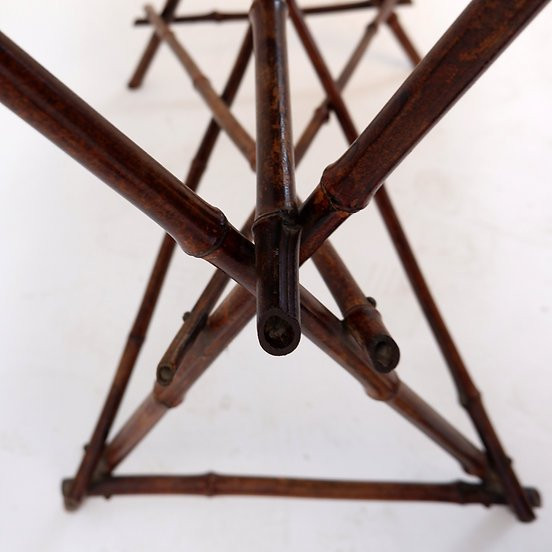 20th Century Oriental Tray Table On Bamboo Base-photo-5