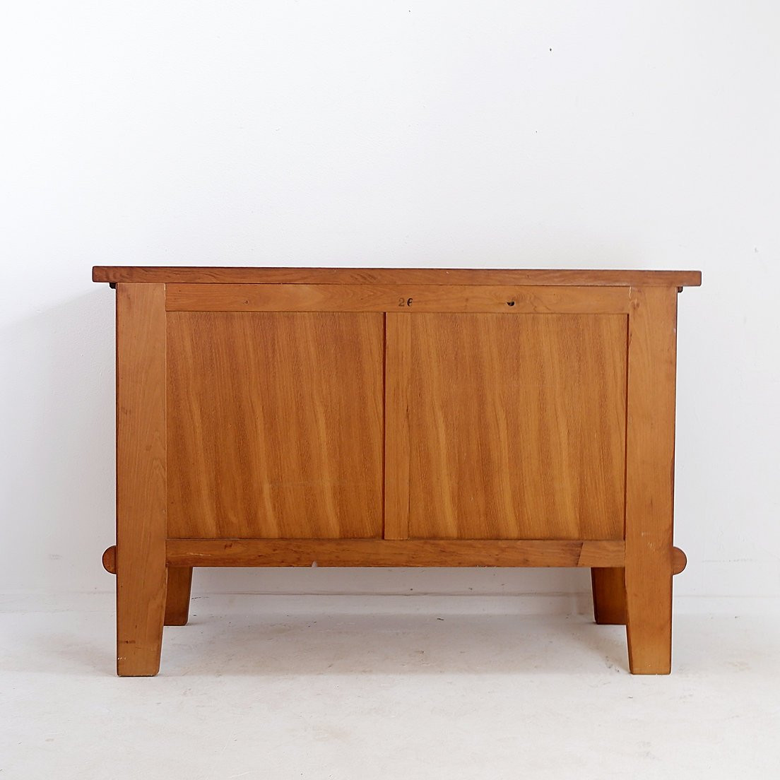 Guillerme And Chambron Style Three-drawer Chest Of Drawers - 1960s-photo-2