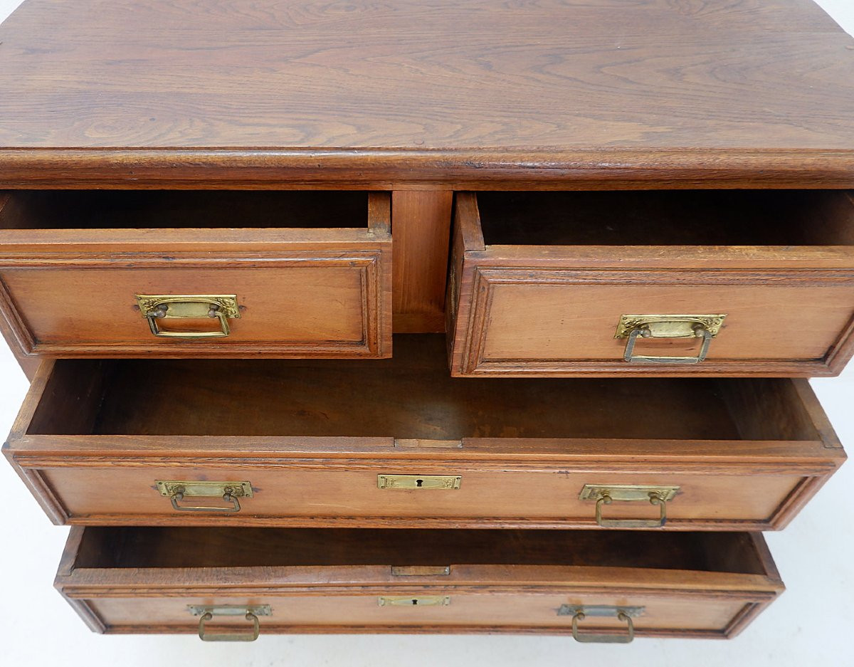 Commode vintage en bois - XXe siècle-photo-3
