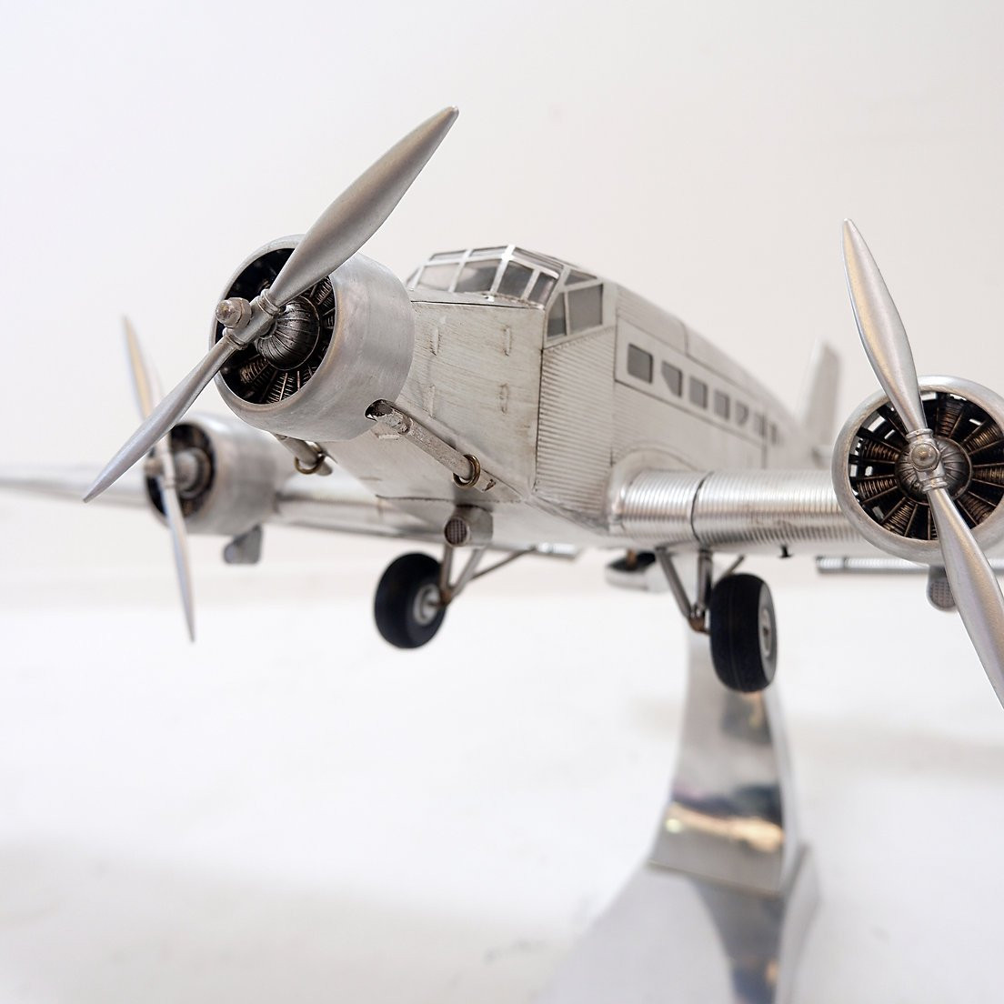 Maquette d'avion vintage « Junkers Ju 52 » : Envergure : 100 cm-photo-3