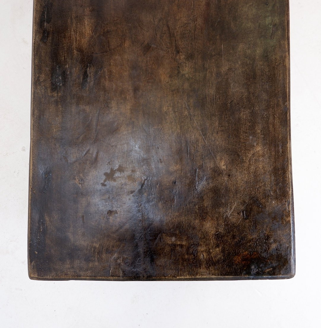 Rustic And Brutalist Bench Or Coffee Table In The "naga" Style - 20th Century-photo-4