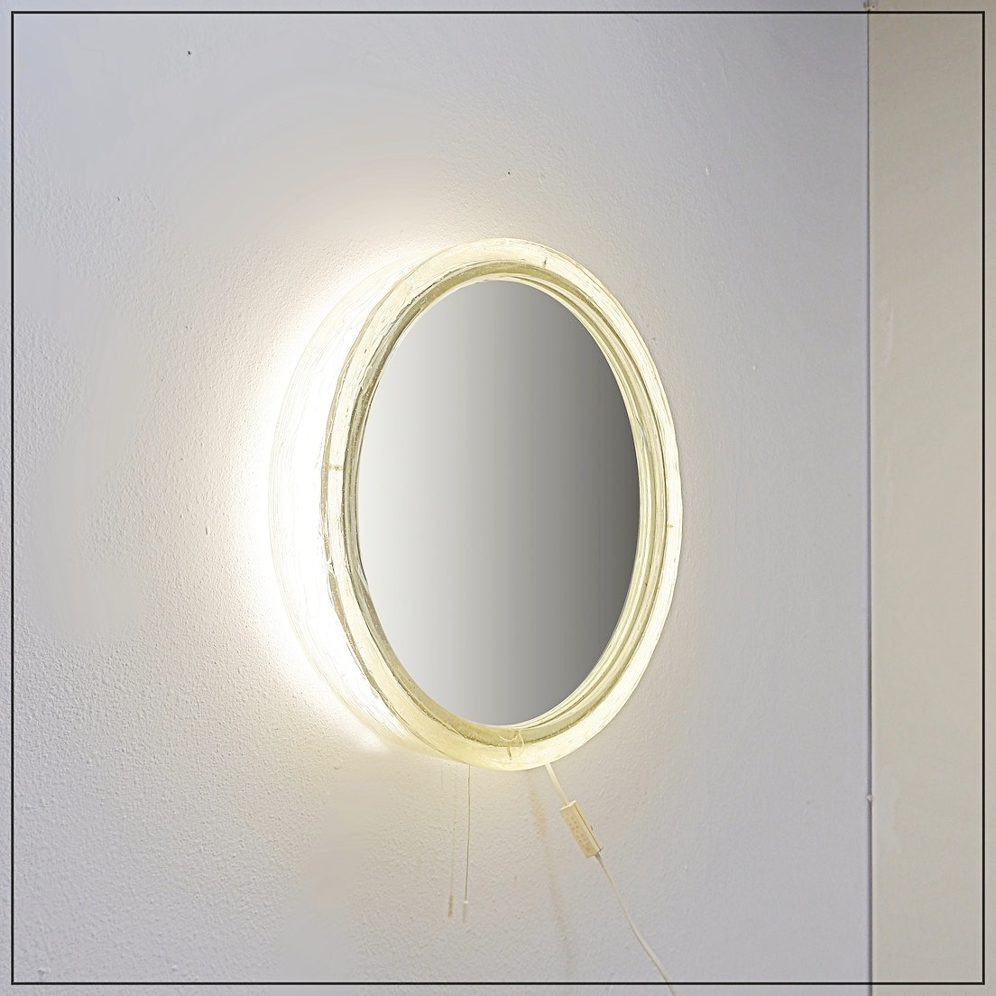 Miroir  lumineux vintage Duscholux - Années 1970 /  Allemagne