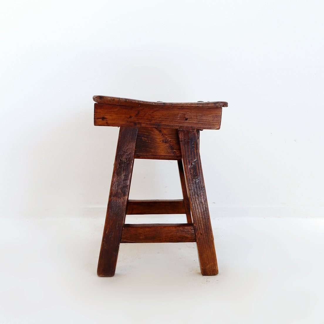 18th Century Chestnut Side Or Bedside Table / Spain-photo-2