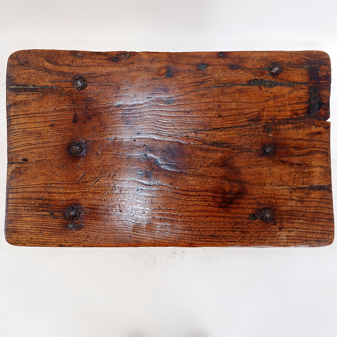18th Century Chestnut Side Or Bedside Table / Spain-photo-2
