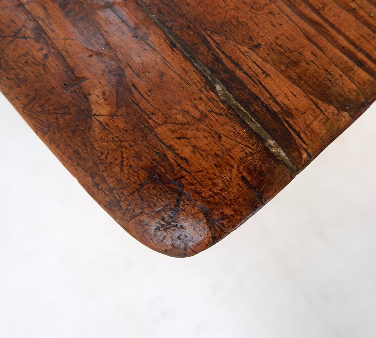 18th Century Chestnut Side Or Bedside Table / Spain-photo-3