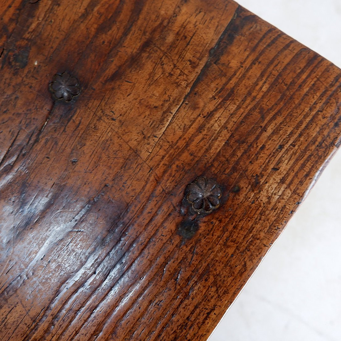 18th Century Chestnut Side Or Bedside Table / Spain-photo-5