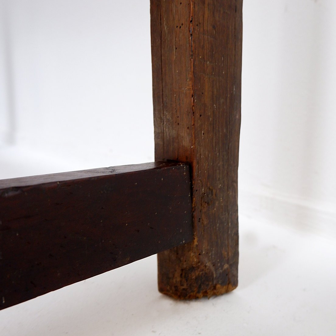 18th Century Spanish Console In Solid Oak-photo-6