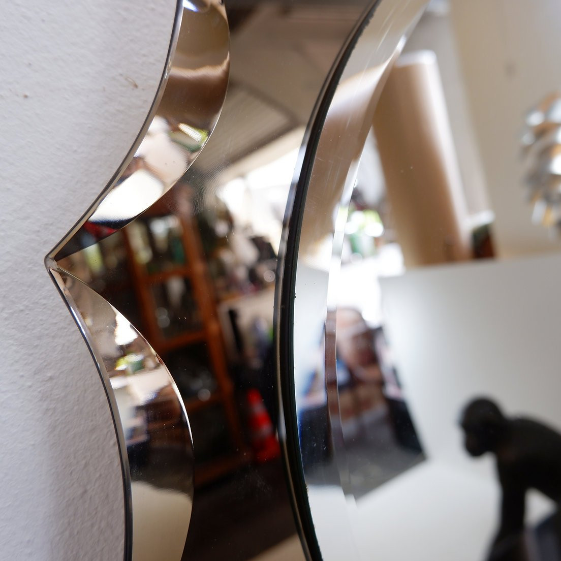 Crystal Art Style Wall Mirror, 1960s-photo-7