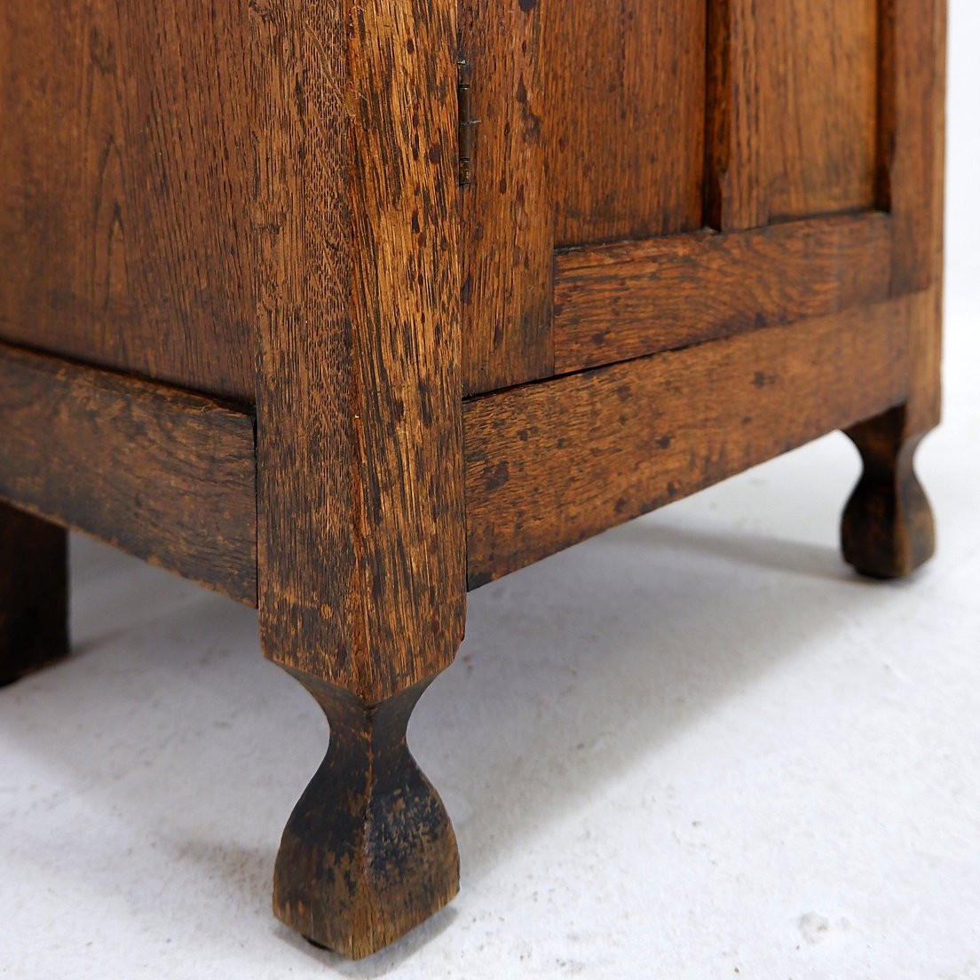 Rustic Bedside Table / Small Storage Unit - 20th Century-photo-1