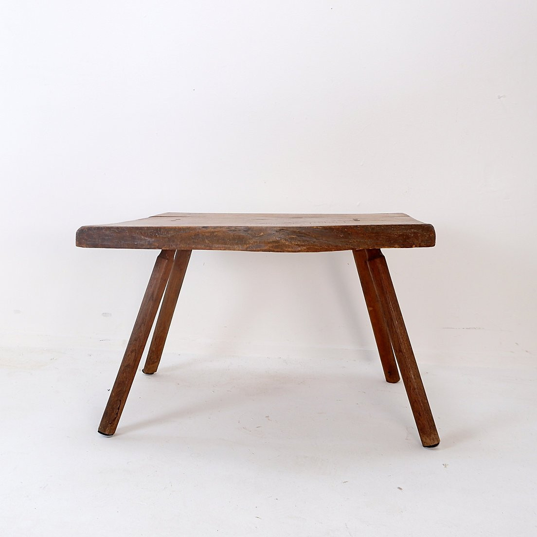 Table basse brutaliste de forme libre - 1960s-photo-3